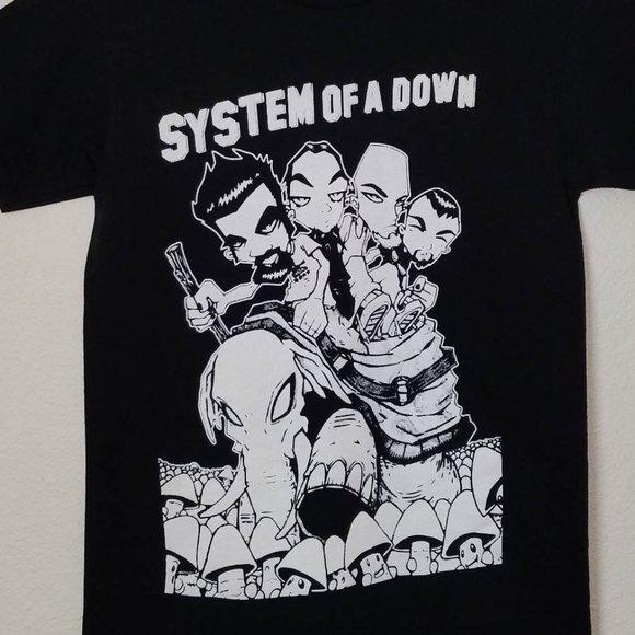 New "System Of A Down - Riding Elephant" Unisex Silkscreen Shirt. Small-3XL - Picture 2 of 2